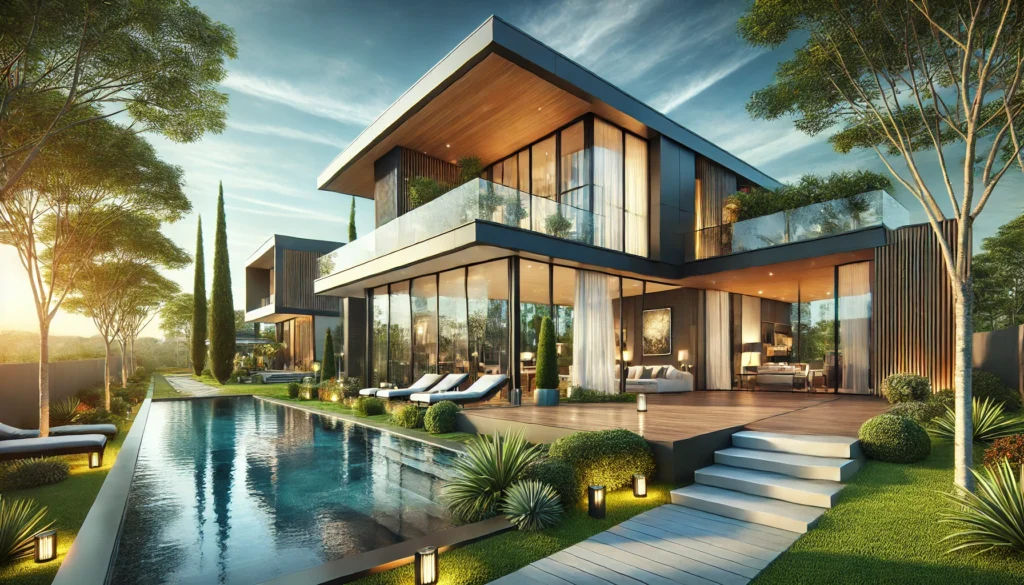 Real Estate Hero Image of a luxurious house