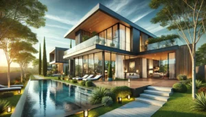 Real Estate Hero Image of a luxurious house