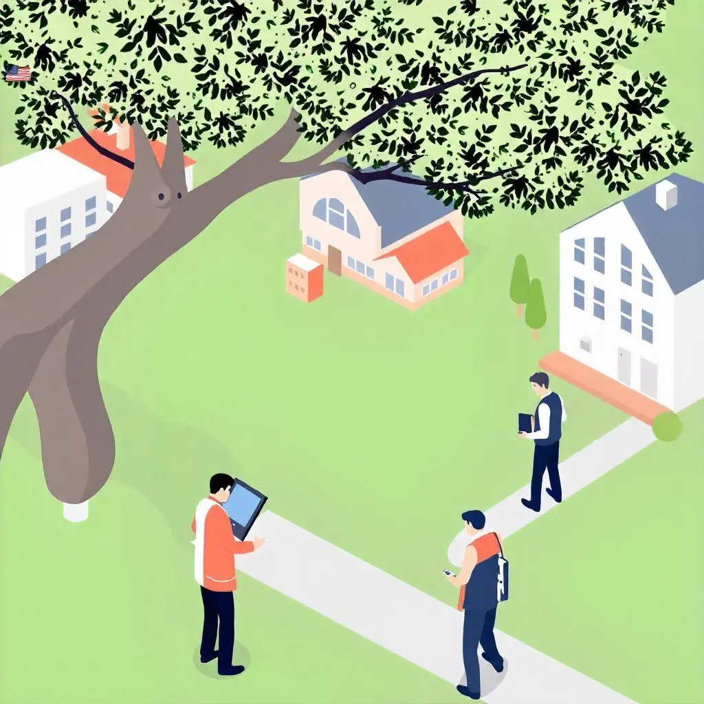 Real estate agents in a competitive market using technology to generate leads and secure listings.