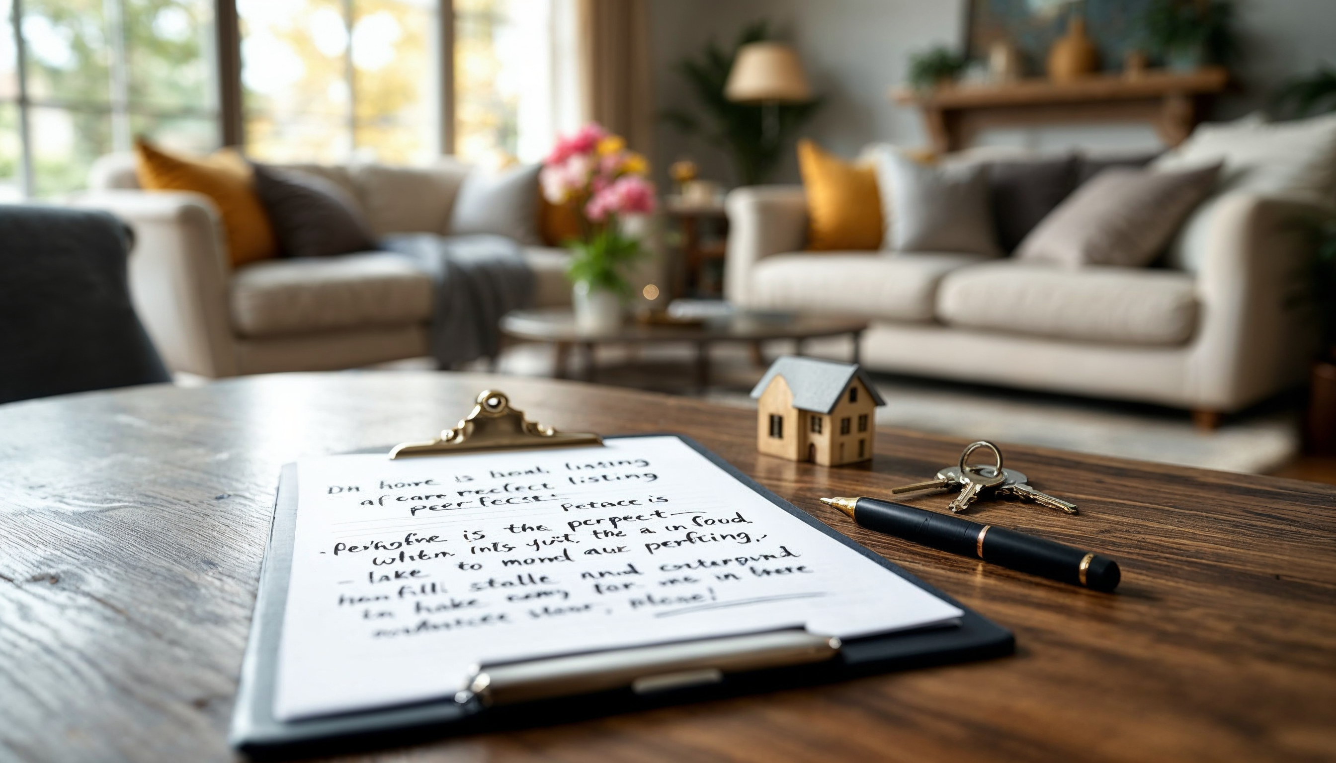 Real Estate listing and keys